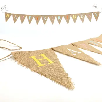 birthday party favors/ hessian jute fabric happy birthday banner bunting/birthday photography photo props(8x6inch
birthday party favors/ hessian jute fabric happy birthday banner bunting/birthday photography photo props(8x6inch