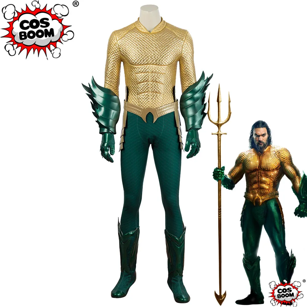 COSBOOM Aquaman Costume Adult Men's Halloween Carnival Superhero Costume Aquaman Arthur Curry Jumpsuit Fancy Cosplay Costume
COSBOOM Aquaman Costume Adult Men's Halloween Carnival Superhero Costume Aquaman Arthur Curry Jumpsuit Fancy Cosplay Costume