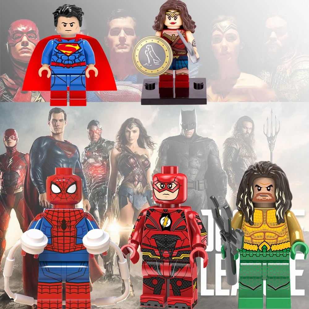Legoing DC Justice League Superman Spiderman Batman Aquaman Wonder Woman The Flash Flashman Blocks Figures Joker Legoingly Gifts
Legoing DC Justice League Superman Spiderman Batman Aquaman Wonder Woman The Flash Flashman Blocks Figures Joker Legoingly Gifts