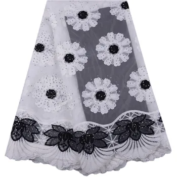 Black Color Milk Silke French Lace With Stones For Nigerian Women Wedding African Style Tulle Net Lace Farbirc Dresses 1426B 
Black Color Milk Silke French Lace With Stones For Nigerian Women Wedding African Style Tulle Net Lace Farbirc Dresses 1426B