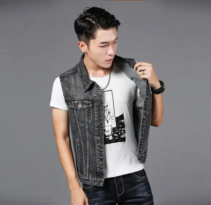 Newest Women Punk Style Fashion Denim Vests Black Embroidery Slim Fit Jean Waistcoat Spring Autum Male Spring Autumn Vest J3011
Newest Women Punk Style Fashion Denim Vests Black Embroidery Slim Fit Jean Waistcoat Spring Autum Male Spring Autumn Vest J3011