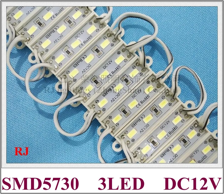 36mm*09mm SMD 5730 LED module 3 led advertising light module for sign letters DC12V 3led 0.9W 100lm waterproof high bright CE
36mm*09mm SMD 5730 LED module 3 led advertising light module for sign letters DC12V 3led 0.9W 100lm waterproof high bright CE