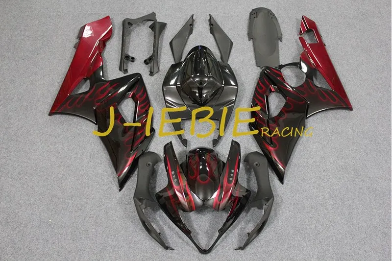Black red fire Injection Fairing Body Work Frame Kit for SUZUKI GSXR 1000 GSXR1000 K5 2005 2006
Black red fire Injection Fairing Body Work Frame Kit for SUZUKI GSXR 1000 GSXR1000 K5 2005 2006