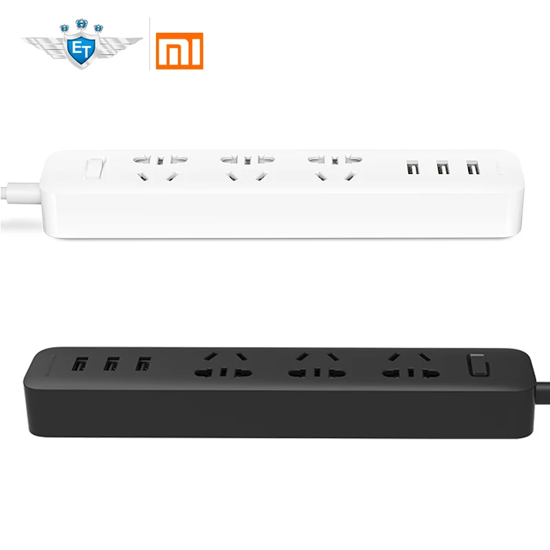 Original Xiaomi Mijia Mi Power Strip 2A Fast Charging 3 USB Extension Socket Plug 3 Standard Sockets EU Adapter home use 1.8m
Original Xiaomi Mijia Mi Power Strip 2A Fast Charging 3 USB Extension Socket Plug 3 Standard Sockets EU Adapter home use 1.8m