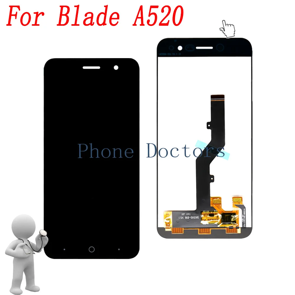 Original 5.0'' Full LCD DIsplay + Touch Screen Digitizer Assembly For ZTE Blade A520 ; Black ; New ;100% Tested
Original 5.0'' Full LCD DIsplay + Touch Screen Digitizer Assembly For ZTE Blade A520 ; Black ; New ;100% Tested