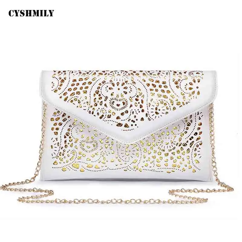 CYSHMILY Hollow Out Fashion Dating Shoulder Bags For Women Special Chains Design Crossbody Party Style PU Leather Messenger Bags
CYSHMILY Hollow Out Fashion Dating Shoulder Bags For Women Special Chains Design Crossbody Party Style PU Leather Messenger Bags