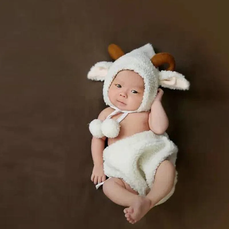 Cute Baby Girl Cartoon Animal Sheep Goat Photo Shoot Costume Props For Newborn Photography Props Fashion
Cute Baby Girl Cartoon Animal Sheep Goat Photo Shoot Costume Props For Newborn Photography Props Fashion