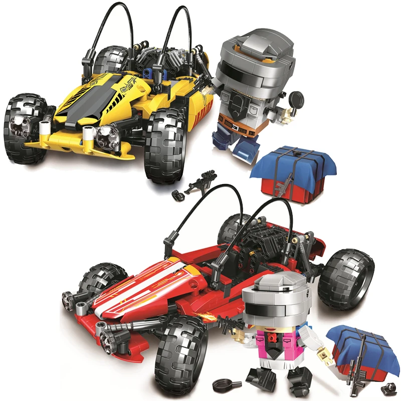 New Race legoings PUBG Vehicle Buggy Car Military Technic Creator building blocks bricks weapon Brickheadz MOC Toys For Children
New Race legoings PUBG Vehicle Buggy Car Military Technic Creator building blocks bricks weapon Brickheadz MOC Toys For Children