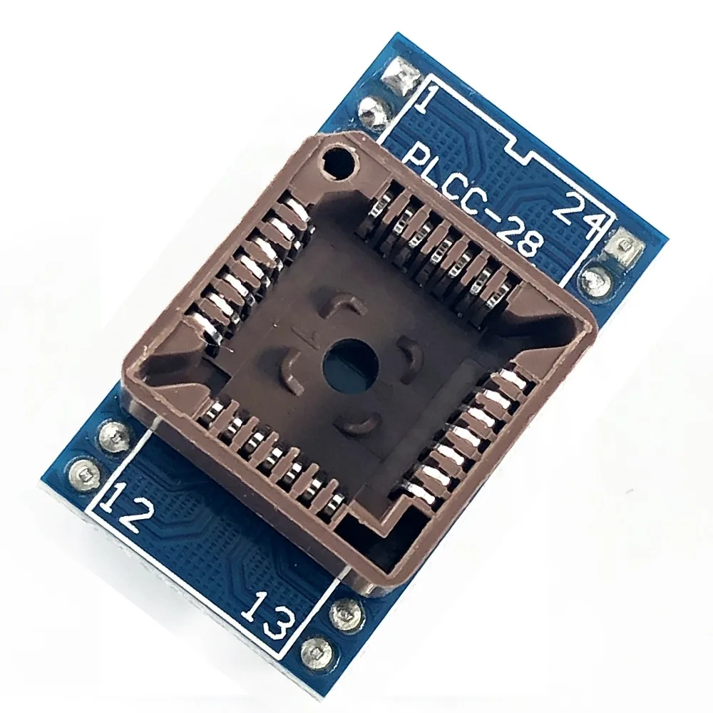 PLCC28 to DIP28 programming socket BIOS adapter working for RT809H RT809F programmer ZIF test scoket
PLCC28 to DIP28 programming socket BIOS adapter working for RT809H RT809F programmer ZIF test scoket