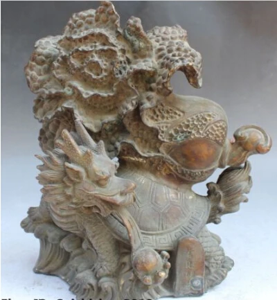 JP S0130 12" Chinese Bronze Wealth Fengshui Dragon tortoise Turtle Cabbage Bai Cai Statue Discount 35%
JP S0130 12" Chinese Bronze Wealth Fengshui Dragon tortoise Turtle Cabbage Bai Cai Statue Discount 35%