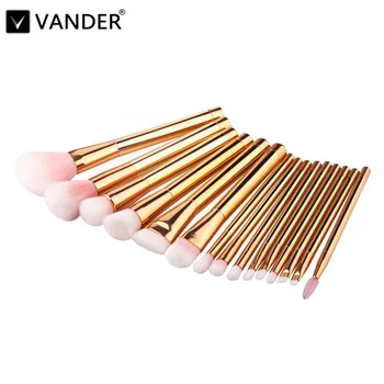 VANDERLIFE 15Pcs Face Makeup Brushes Set Professional Foundation Powder Eyes Shadow Contour Blending Cosmetics Brush Tools Kit
VANDERLIFE 15Pcs Face Makeup Brushes Set Professional Foundation Powder Eyes Shadow Contour Blending Cosmetics Brush Tools Kit
