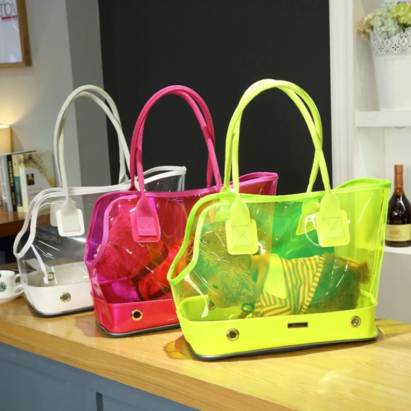 Transparent Summer Dog Handbag Fashion PVC Portable Outdoor Cat Dog Carrying Pet Travel Transportation Carrier Bag For Yorkshire
Transparent Summer Dog Handbag Fashion PVC Portable Outdoor Cat Dog Carrying Pet Travel Transportation Carrier Bag For Yorkshire
