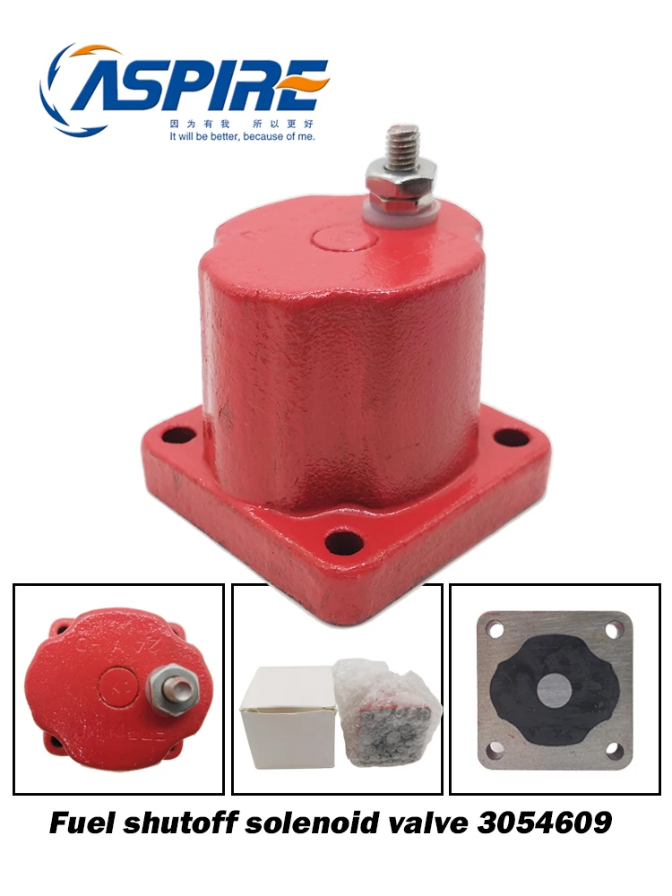 CUMMINS 24V Fuel Shutoff Solenoid Valve 3054609