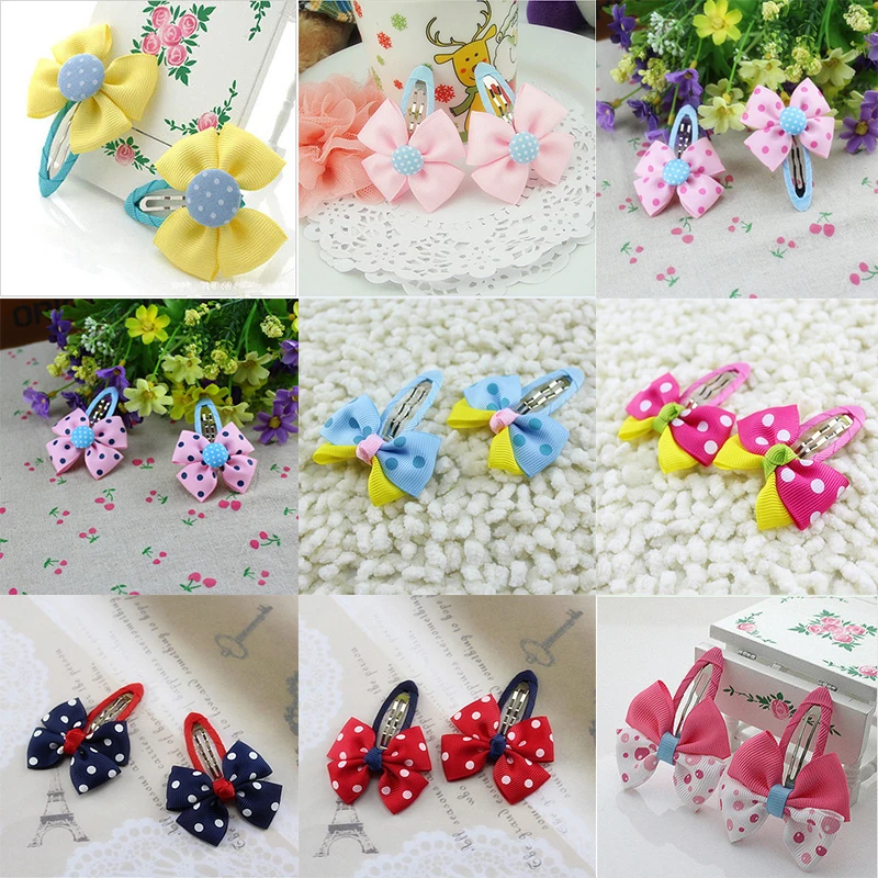Hot Sale Colorful Baby Bow Dot Hairpins For Girls Grosgrain Hair Clip Accessories Children Ribbon Bowknot Hair band Statement
Hot Sale Colorful Baby Bow Dot Hairpins For Girls Grosgrain Hair Clip Accessories Children Ribbon Bowknot Hair band Statement