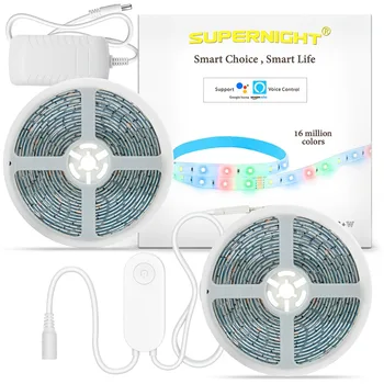RGBW LED Strip Light Kit 2*5M SMD 2835 56LEDs/m Waterproof Outdoor Flexible Lamp Band with Smart Wifi Controller Power Adapter
RGBW LED Strip Light Kit 2*5M SMD 2835 56LEDs/m Waterproof Outdoor Flexible Lamp Band with Smart Wifi Controller Power Adapter