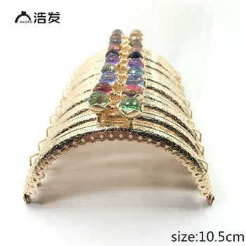 Haofa10.5cm Diy Bag Handles10 Colors Arc Gold Lucency Head Purse Frame Clasp Coin Purse Frame Bag Handles Metal Frame 10pcs/Lot
Haofa10.5cm Diy Bag Handles10 Colors Arc Gold Lucency Head Purse Frame Clasp Coin Purse Frame Bag Handles Metal Frame 10pcs/Lot