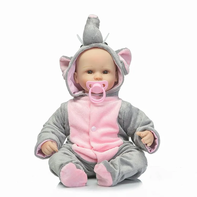 40cm Silicone Reborn Babies Dolls Toys Lovely