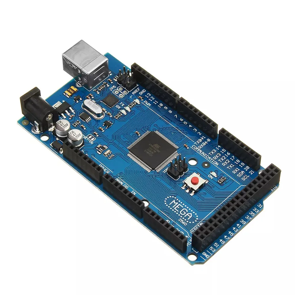 For MEGA 2560 R3 ATMEGA16U2 ATMEGA2560-16AU Board + Free USB Cable For Arduino RC Toys Part Control Panel High Quality 2019
For MEGA 2560 R3 ATMEGA16U2 ATMEGA2560-16AU Board + Free USB Cable For Arduino RC Toys Part Control Panel High Quality 2019