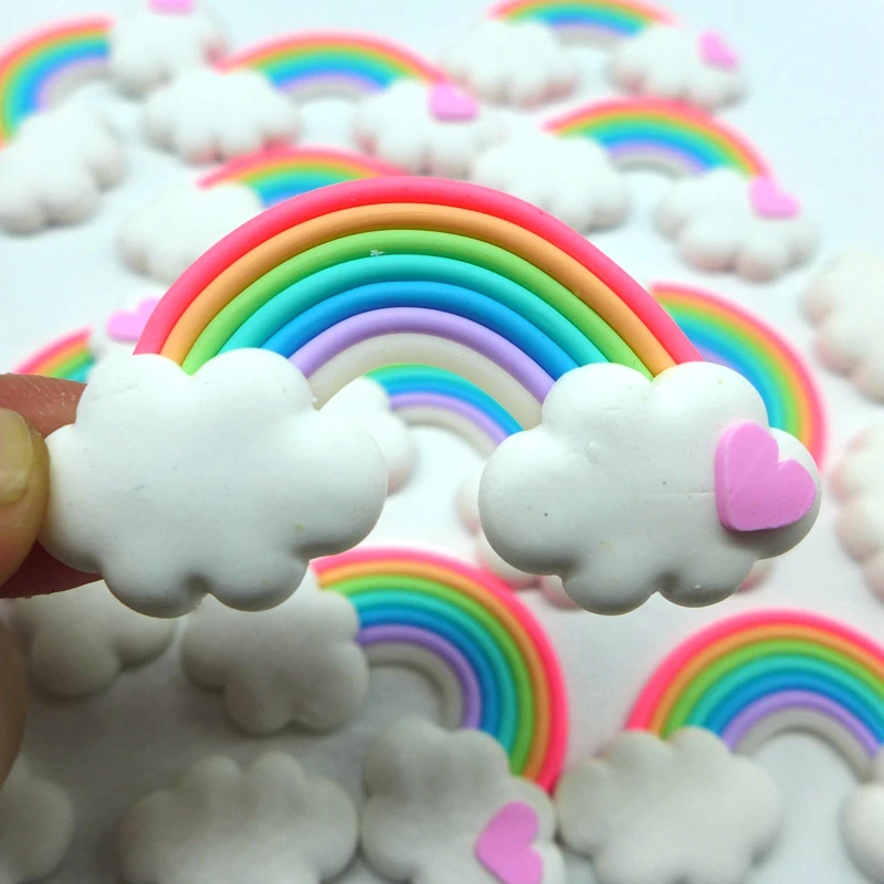Kawaii Clay Rinbow For DIY mobile phone case Hair Clip Decoration Supplies Embellishment Scrapbooking
Kawaii Clay Rinbow For DIY mobile phone case Hair Clip Decoration Supplies Embellishment Scrapbooking