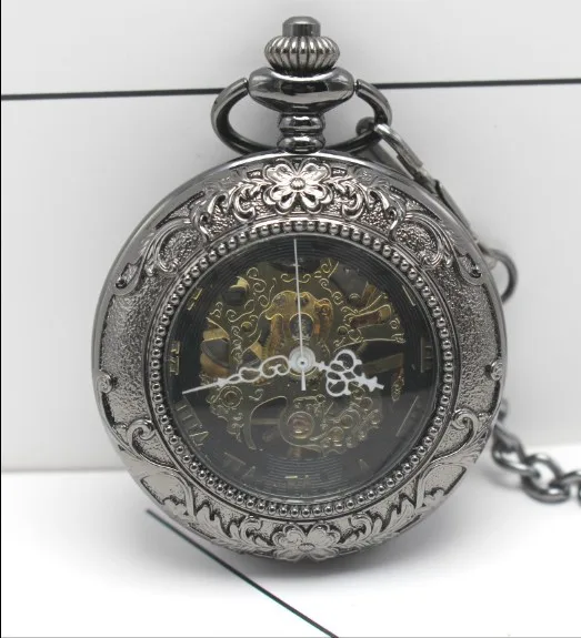 Vintage Hand Wind Mechanical Pocket Watch With Chain Fashion Skeleton Watches Double Open Case Steampunk Men Pocket Watch Gift
Vintage Hand Wind Mechanical Pocket Watch With Chain Fashion Skeleton Watches Double Open Case Steampunk Men Pocket Watch Gift
