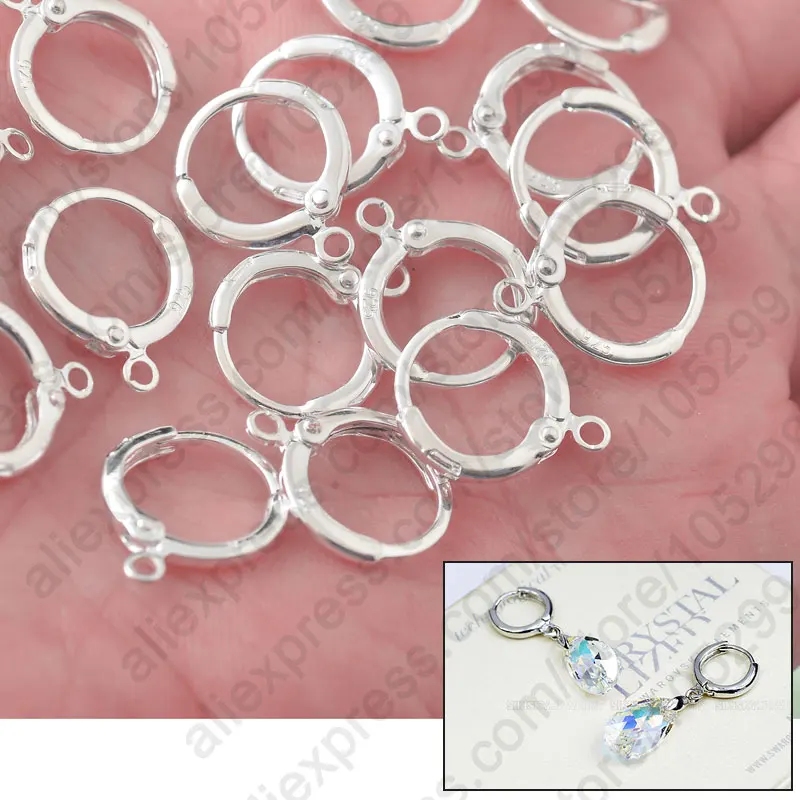 Bulk Jewelry Findings 100PCS 925 Sterling Silver Round Lever Back Ear For Earrings Design 925 Stamped
Bulk Jewelry Findings 100PCS 925 Sterling Silver Round Lever Back Ear For Earrings Design 925 Stamped