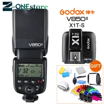 Godox V850II GN60 HSS 2.4G Wireless X System Flash Speedlite Li-ion battery + X1S Transmitter For Sony A6500 A6300 A7R A9 Camera
Godox V850II GN60 HSS 2.4G Wireless X System Flash Speedlite Li-ion battery + X1S Transmitter For Sony A6500 A6300 A7R A9 Camera