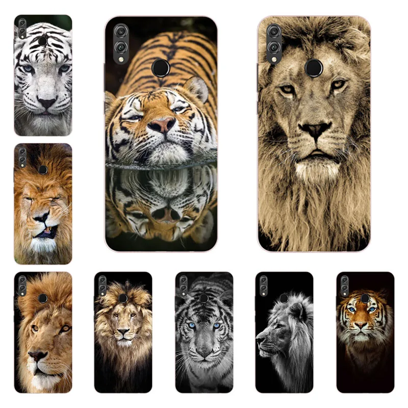 huawei honor 8x Case,Silicon Tigers and lions Painting Soft TPU Back Cover for huawei honor 8x Protect Phone cases shell
huawei honor 8x Case,Silicon Tigers and lions Painting Soft TPU Back Cover for huawei honor 8x Protect Phone cases shell