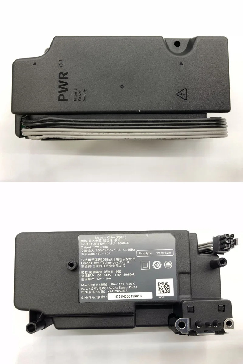 Original New Replacement Power Supply Board for Xbox One S/ Slim Console 110V-220V Internal Power Board AC Adapter PA-1131-13M
Original New Replacement Power Supply Board for Xbox One S/ Slim Console 110V-220V Internal Power Board AC Adapter PA-1131-13M