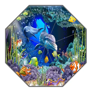New 3D Dolphin Underwater World Umbrellas Non-Automatic Folding Women Rain Umbrella Customized Fashion Portable Umbrella Gift
New 3D Dolphin Underwater World Umbrellas Non-Automatic Folding Women Rain Umbrella Customized Fashion Portable Umbrella Gift