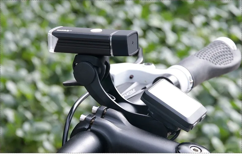 Deemount lampa przednia do roweru prędkościomierz uchwyt mocujący kierownica rowerowa zainstaluj Extender w kształcie litery V podwójny pręt stojący uchwyt -