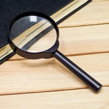 

Mini Pocket Magnifying Glass Hand Held 60mm Magnifier 3X Magnifying Loupe Reading Glass Lens