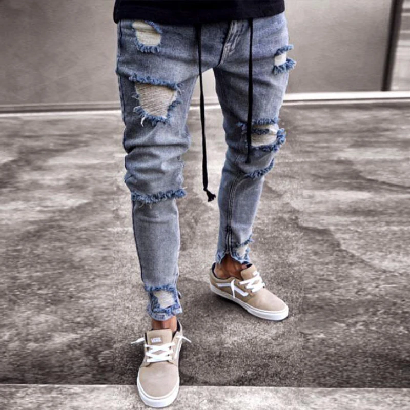 Skinny Ripped Jeans For Men Male Blue Motorcycle Jeans Denim Pants Hip Hot Brand Hole Biker Jeans Plus Size XXXL
Skinny Ripped Jeans For Men Male Blue Motorcycle Jeans Denim Pants Hip Hot Brand Hole Biker Jeans Plus Size XXXL