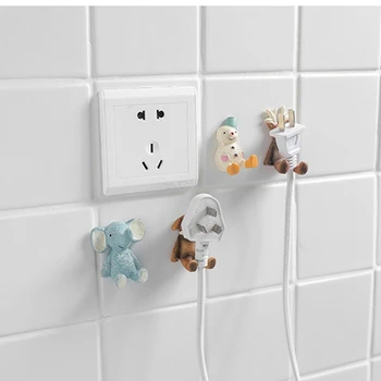 Cartoon animal seamless sticker hook Home Office Wall Adhesive Plastic Power Plug Socket Holder Hanger Hook paste type phone sta
Cartoon animal seamless sticker hook Home Office Wall Adhesive Plastic Power Plug Socket Holder Hanger Hook paste type phone sta