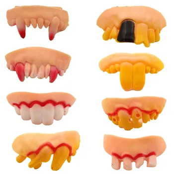 Halloween funny zombie vampire teeth braces tricky toy buckteeth magic props funny magic tricks denture 3pcs/lot send by random
Halloween funny zombie vampire teeth braces tricky toy buckteeth magic props funny magic tricks denture 3pcs/lot send by random