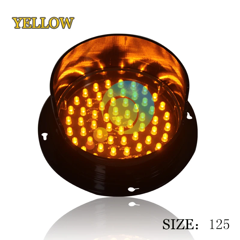 DC 12V yellow LED traffic lamp customized mould 125mm LED traffic signal light lampwick for sale
DC 12V yellow LED traffic lamp customized mould 125mm LED traffic signal light lampwick for sale