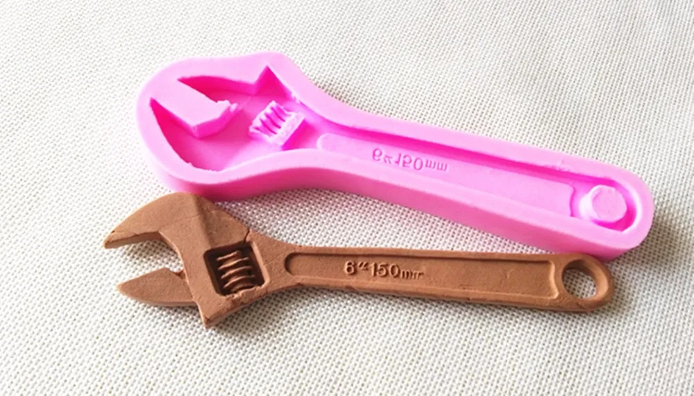 1170 Wrench Shape Silicone Fondant Mold Sugar Mold Chocolate Mold Cake Decoration Tool Kitchenware DIY Mold
1170 Wrench Shape Silicone Fondant Mold Sugar Mold Chocolate Mold Cake Decoration Tool Kitchenware DIY Mold