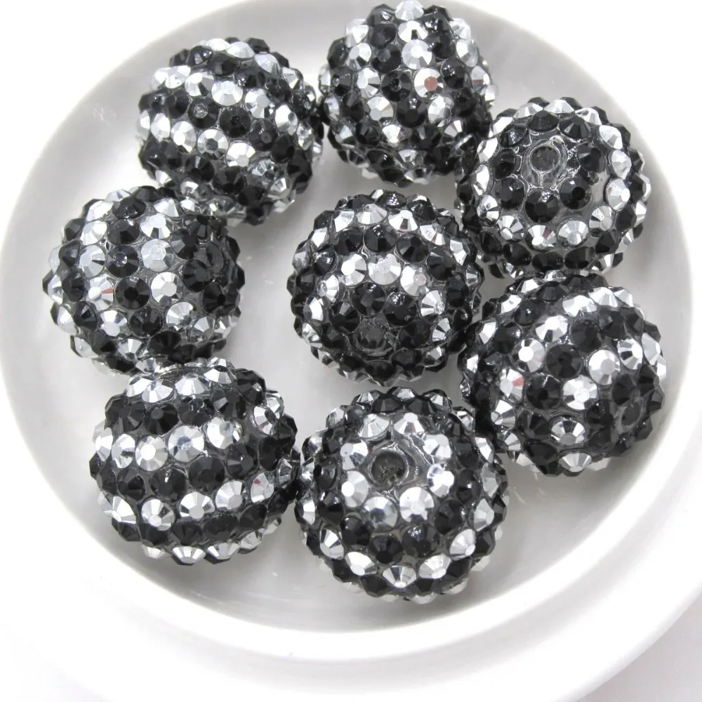 New Item 50PCS 20MM Black-White Striped Chunky Resin Rhinestone Ball Beads DIY Accessories Beads For Kids Girl Jewelry Marking
New Item 50PCS 20MM Black-White Striped Chunky Resin Rhinestone Ball Beads DIY Accessories Beads For Kids Girl Jewelry Marking