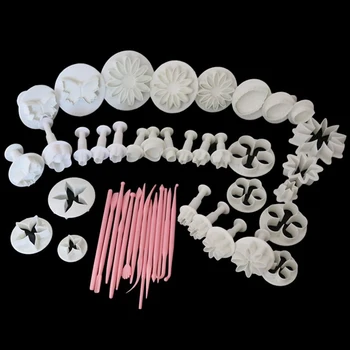 Practical Random Color 47 Pcs Sets DIY Sugar Craft Cake Decorating Fondant Icing Plunger Tools Cookie Mold Mould
Practical Random Color 47 Pcs Sets DIY Sugar Craft Cake Decorating Fondant Icing Plunger Tools Cookie Mold Mould