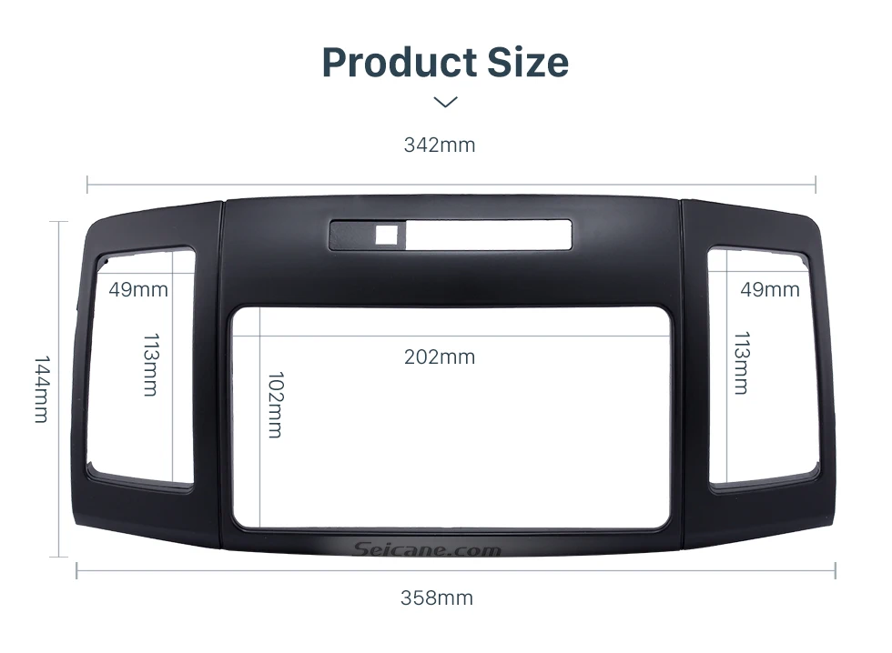 Seicane 202*102mm Double Din Toyota Allion 240 Car Radio Fascia Trim Installation Kit Dash CD Audio Cover