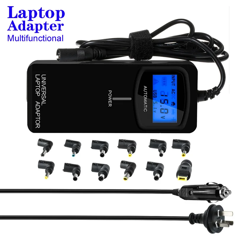 Third Generation LCD Smart Universal AC Charger Laptop Adapter for HP/DELL/Samsung/Lenovo/Asus/ACER notebook with USB for Phone
Third Generation LCD Smart Universal AC Charger Laptop Adapter for HP/DELL/Samsung/Lenovo/Asus/ACER notebook with USB for Phone