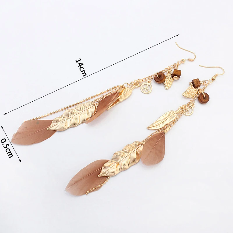 2019 Newest Fashion Long Drop Earring Feather Style Ethnic Boho Big Dangle Statement Earring Wedding Earrings Accessories
2019 Newest Fashion Long Drop Earring Feather Style Ethnic Boho Big Dangle Statement Earring Wedding Earrings Accessories