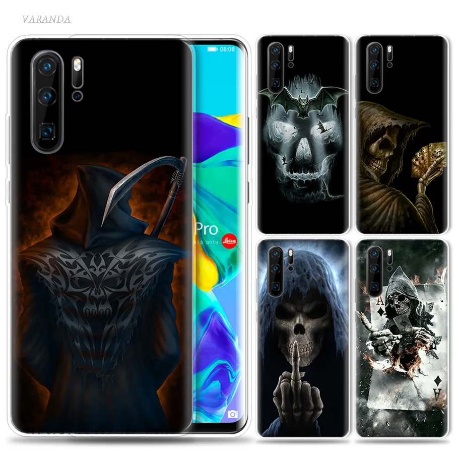 Grim Reaper Skull Skeleton Case for Huawei P20 P30 P Smart Z Plus 2019 P10 P9 P8 Mate 10 20 lite Pro Silicone Phone Bags Capa
Grim Reaper Skull Skeleton Case for Huawei P20 P30 P Smart Z Plus 2019 P10 P9 P8 Mate 10 20 lite Pro Silicone Phone Bags Capa