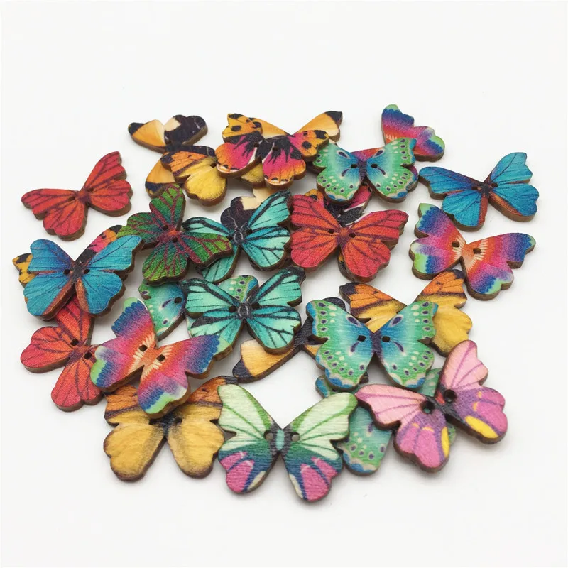 50pcs 28x20mm Natural Rustic Shabby Chic Butterfly Buttons 2 Holes Sewing DIY Wood Scrapbooking Accessories Embellishments
50pcs 28x20mm Natural Rustic Shabby Chic Butterfly Buttons 2 Holes Sewing DIY Wood Scrapbooking Accessories Embellishments