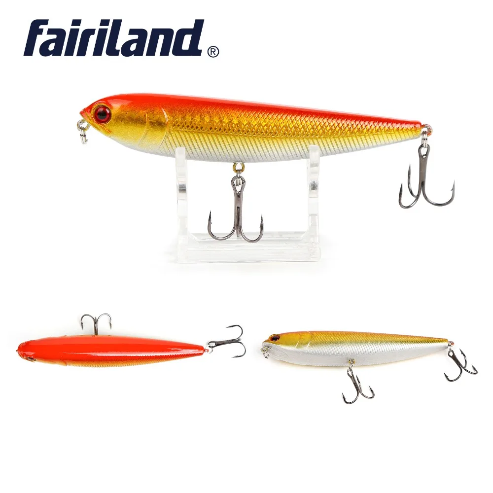 1Pcs Topwater Pencil Bait 12cm/4.7in 22g/0.78oz floating pencil hard lure 3D eyes Wobble fishing tackle Sharp quality Hook
1Pcs Topwater Pencil Bait 12cm/4.7in 22g/0.78oz floating pencil hard lure 3D eyes Wobble fishing tackle Sharp quality Hook