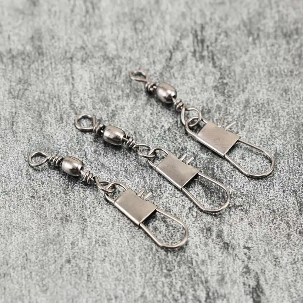 100 pcs Iron Alloy Swivel Pin Fishing Connector Link With Interlock Snap Tool Fishing Supplies 30*5mm /1.20*0.2"
100 pcs Iron Alloy Swivel Pin Fishing Connector Link With Interlock Snap Tool Fishing Supplies 30*5mm /1.20*0.2"