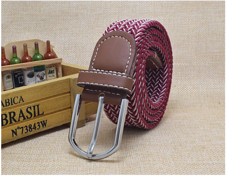 Double color girdletone wave stripe belt fashion leisure knitting belt men and women section elastic belt buckle belt elastic wo
Double color girdletone wave stripe belt fashion leisure knitting belt men and women section elastic belt buckle belt elastic wo