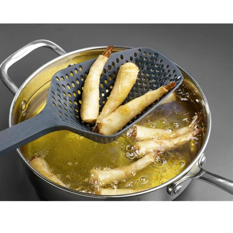 Kitchen Baking Spoon Creative Heat Resistent Strainer Spoon Cooking Tools High Capacity Frying Soup Long Fried Spaghetti Spoon
Kitchen Baking Spoon Creative Heat Resistent Strainer Spoon Cooking Tools High Capacity Frying Soup Long Fried Spaghetti Spoon