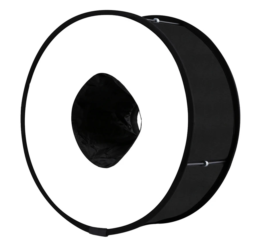Photography Foldable Professional Accessories Speedlight Annular Flash Diffuser Flash Light Softbox 45CM
Photography Foldable Professional Accessories Speedlight Annular Flash Diffuser Flash Light Softbox 45CM