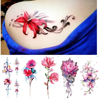 6 Sheets Beauty Flowers Decal Waterproof Tattoo Sticker Fish Colorful Pattern Women Girl Body Art Arm Temporary Tattoo Removable
6 Sheets Beauty Flowers Decal Waterproof Tattoo Sticker Fish Colorful Pattern Women Girl Body Art Arm Temporary Tattoo Removable