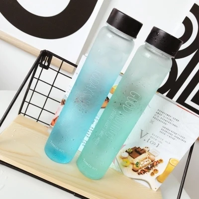 Long and thin water glass creative glass water botlle fresh and tropical cover portable lovely lovers bottle
Long and thin water glass creative glass water botlle fresh and tropical cover portable lovely lovers bottle